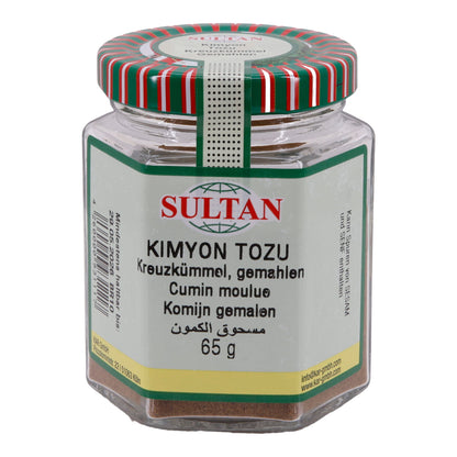 Sultan Kimyon Tozu - Ground Cumin, 65 g jar 
