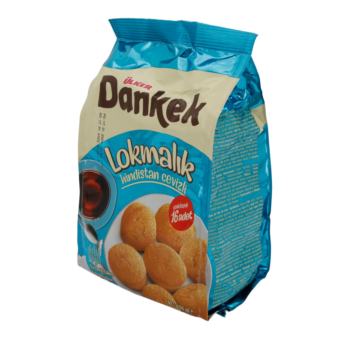 Kuchen Ülker | Dankek Lokmalık Kokos-Kuchen | 16 Stück | 160 g