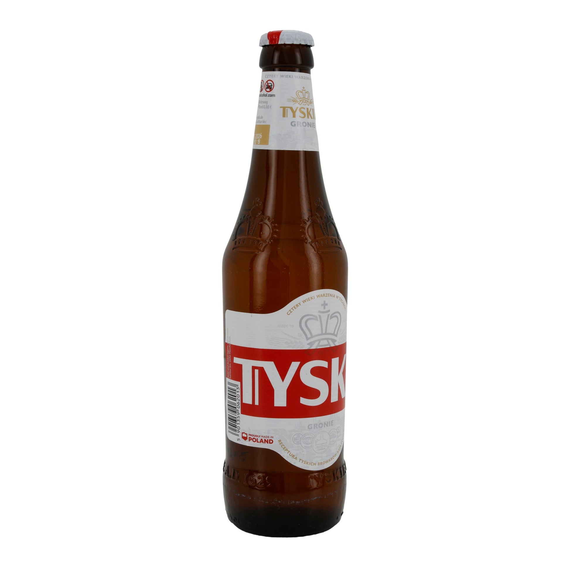Lagerbier Tyskie Gronie | Getränk | Polnisches Bier | 500 ml Flasche - Taste Your World