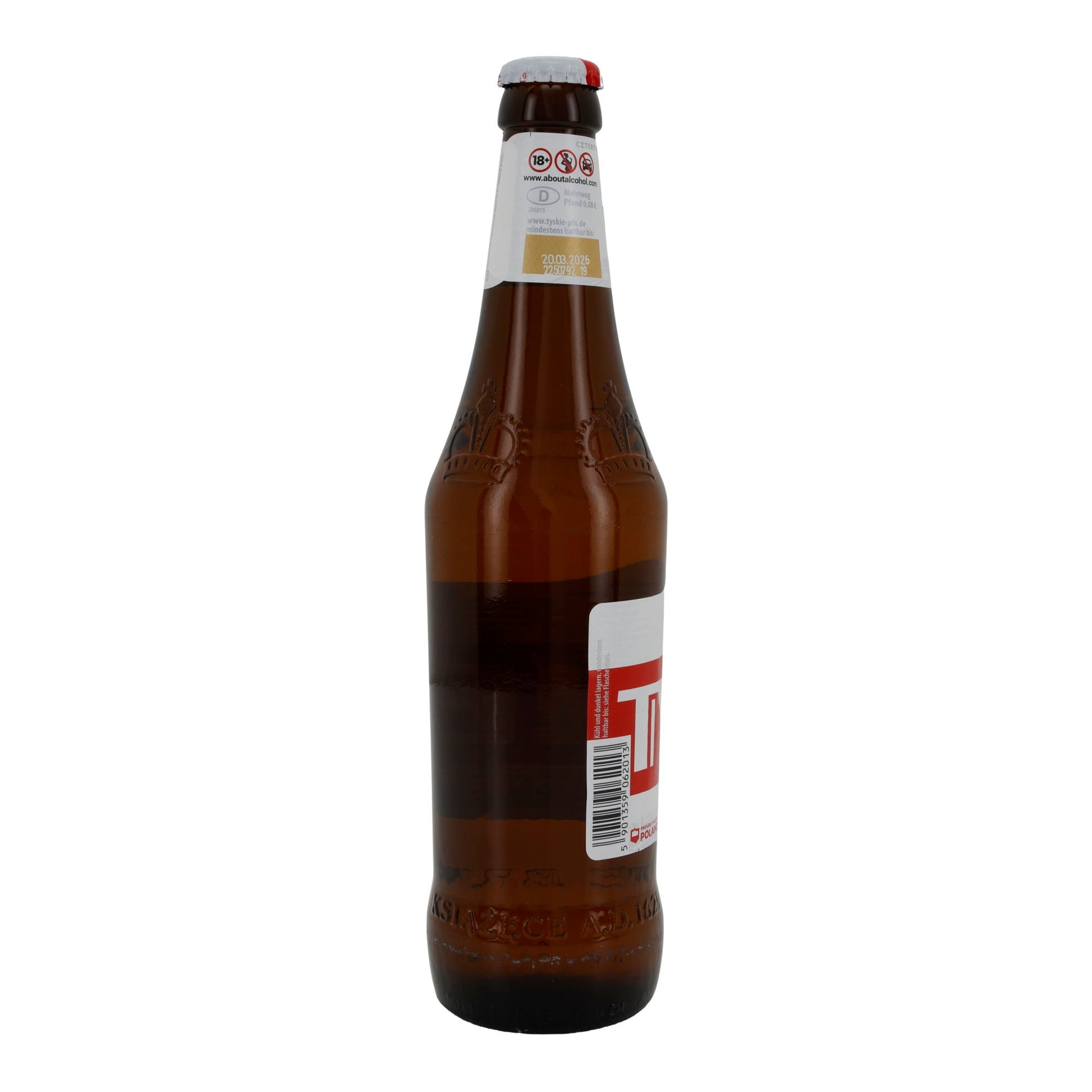 Lagerbier Tyskie Gronie | Getränk | Polnisches Bier | 500 ml Flasche - Taste Your World