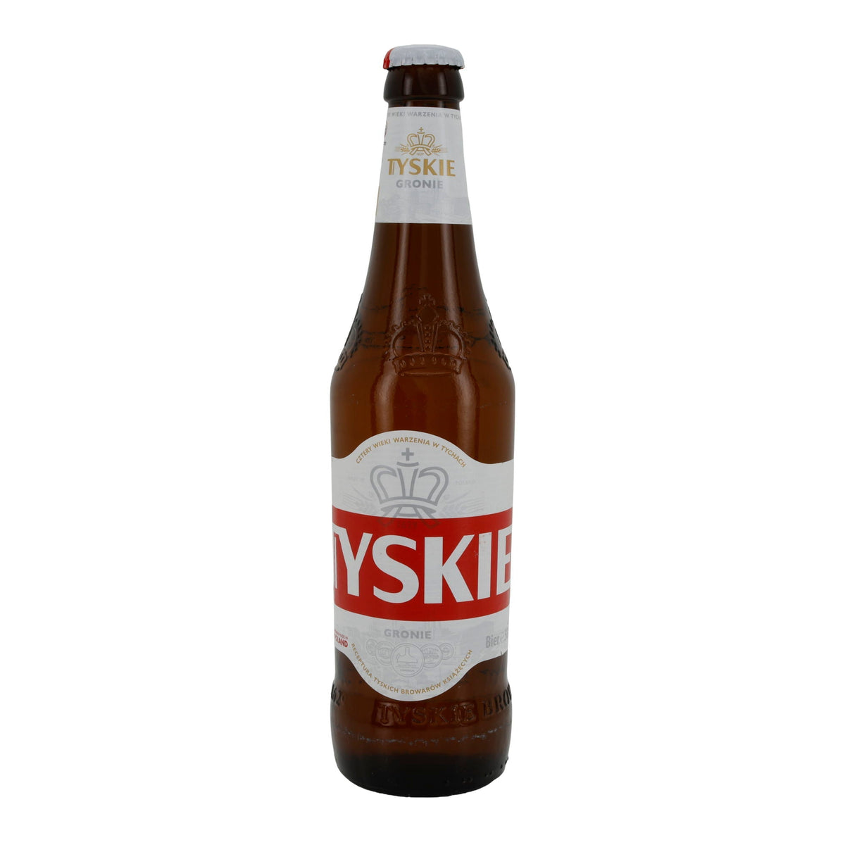 Lagerbier Tyskie Gronie | Getränk | Polnisches Bier | 500 ml Flasche Tyskie Gronie
