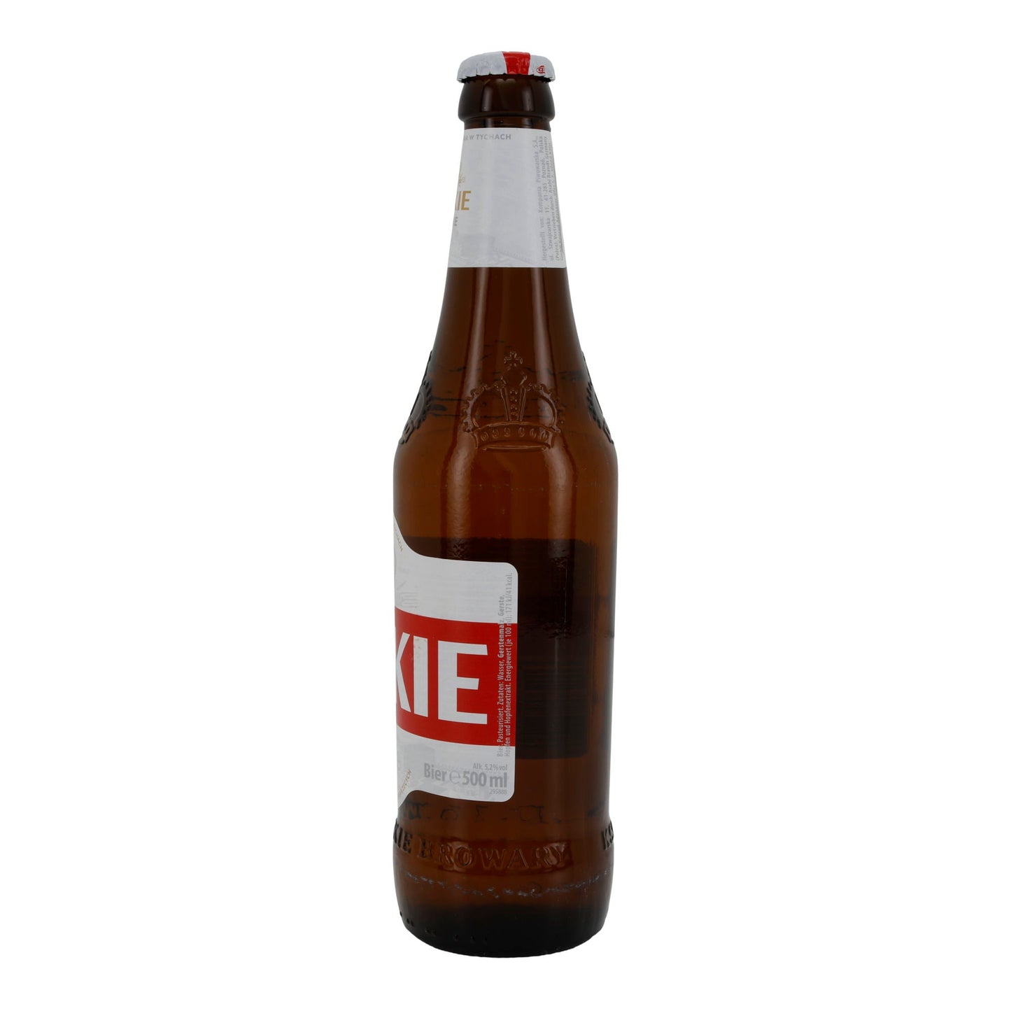 Lagerbier Tyskie Gronie | Bevanda | Birra polacca | Bottiglia da 500 ml