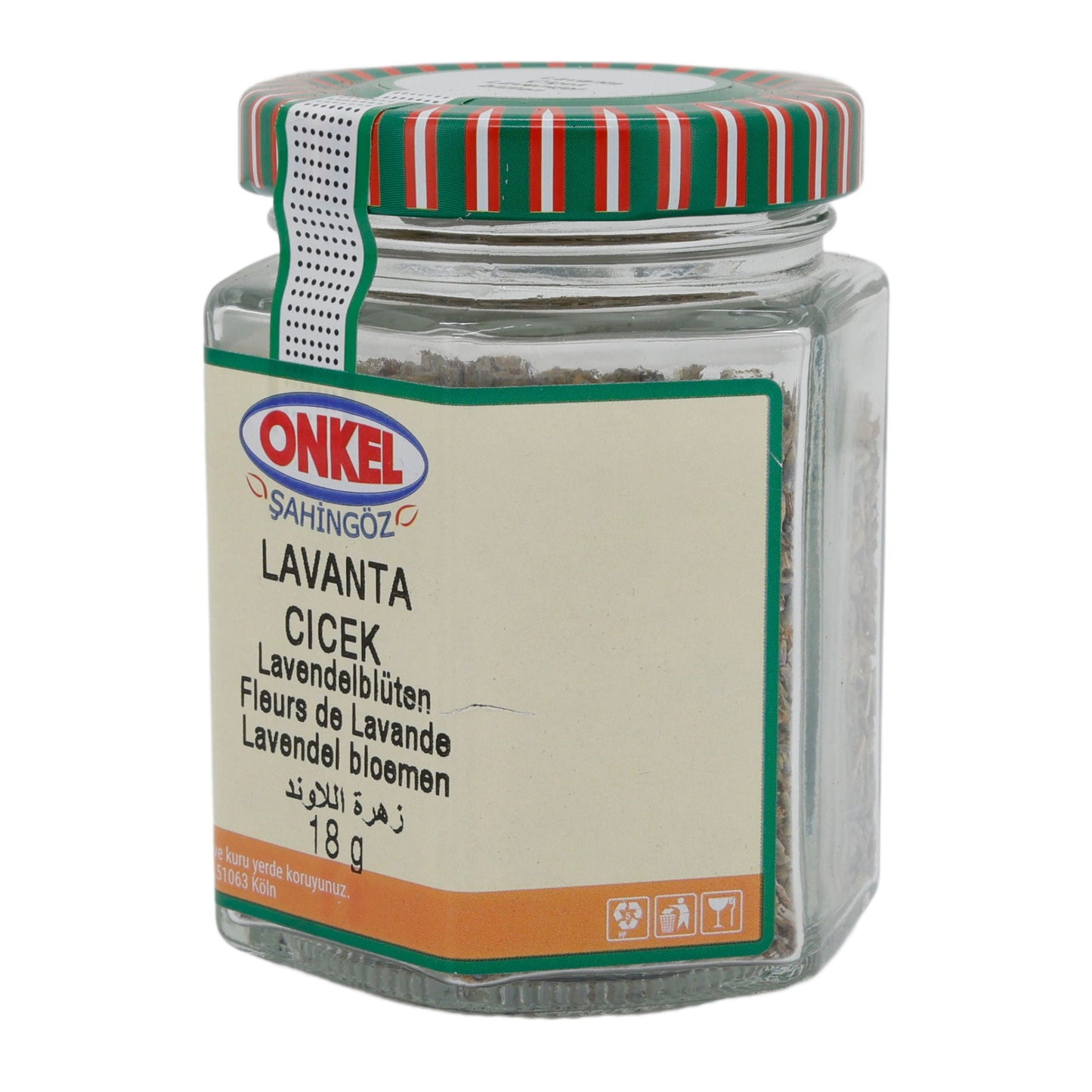 Lavanta Çiçek ONKEL | Kräuter | Getrocknete Lavendelblüten | 18 g