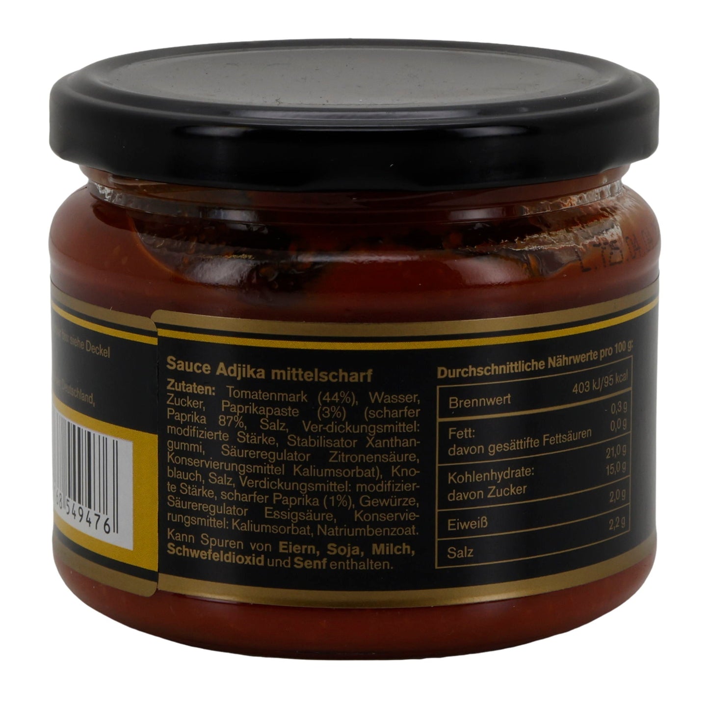 Leis Adjika | mittelscharfe Würzsauce | mit Paprika & Tomaten | 300 g LEIS