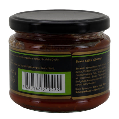 Leis Adjika | süß-scharfe Würzsauce | mit Tomaten & Knoblauch | 300 g