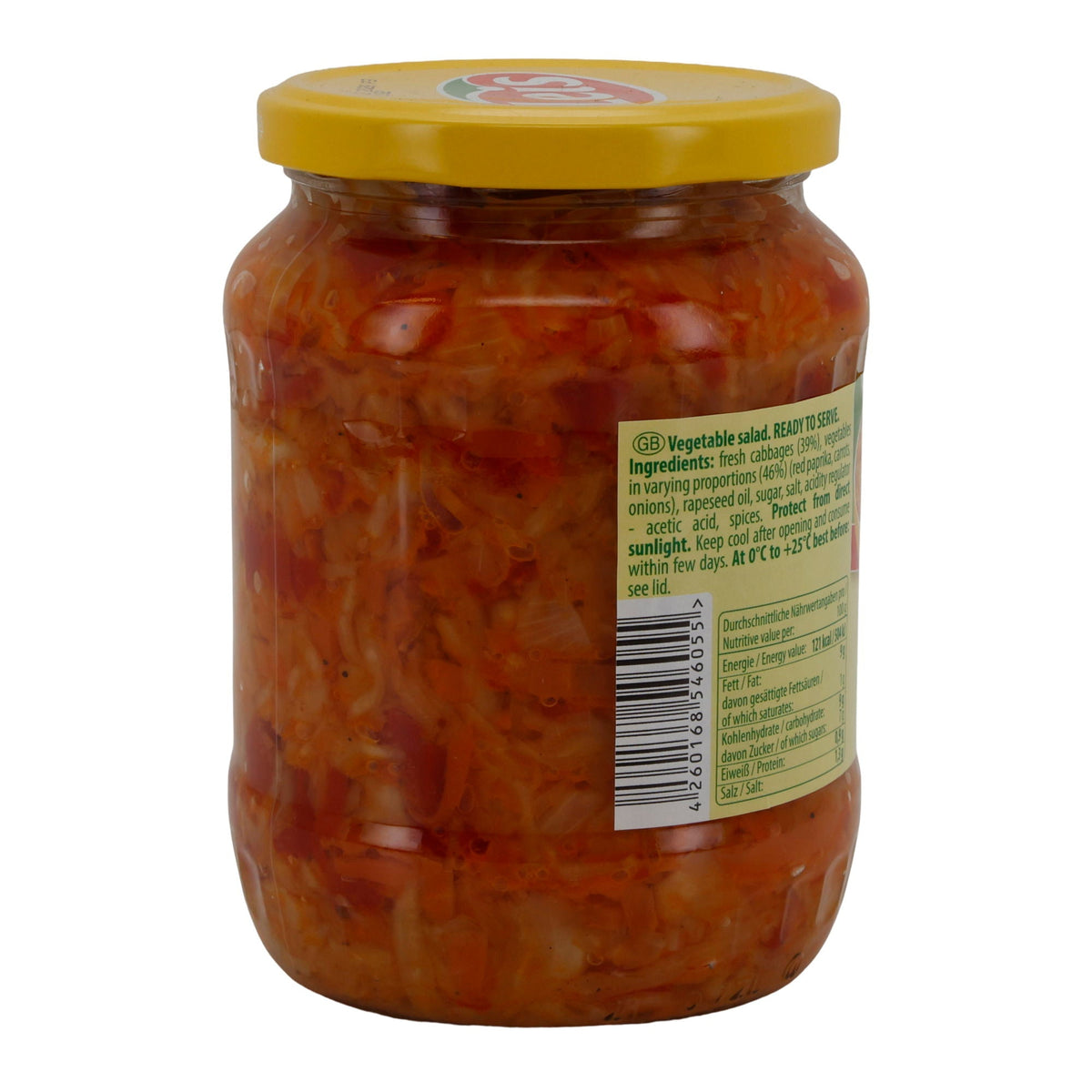 Leis „Babye Leto“ Gemüsesalat | Tafelfertig | Mit Weißkohl, Paprika & Karotten | 680 g
