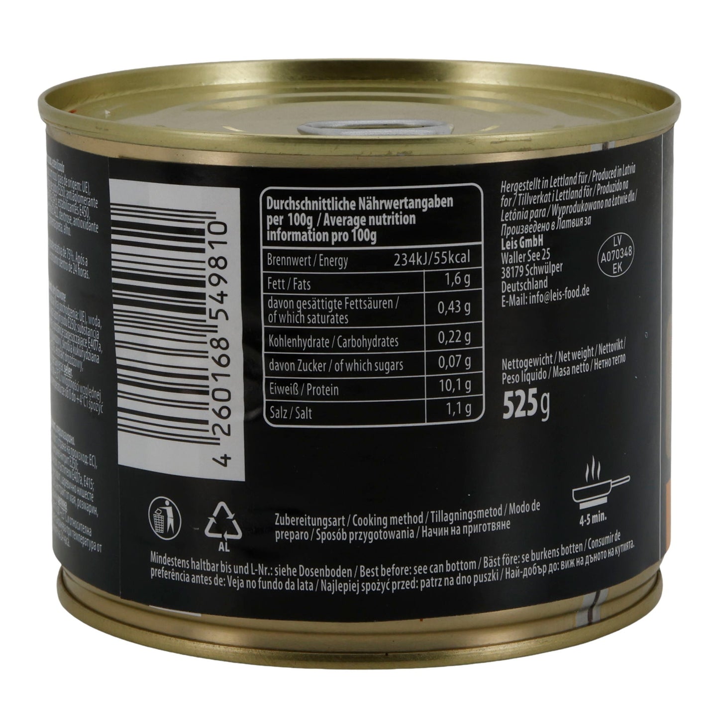 Leis Eingelegte Hähnchenschenkel | Fertiggericht mit Knochen | 525 g