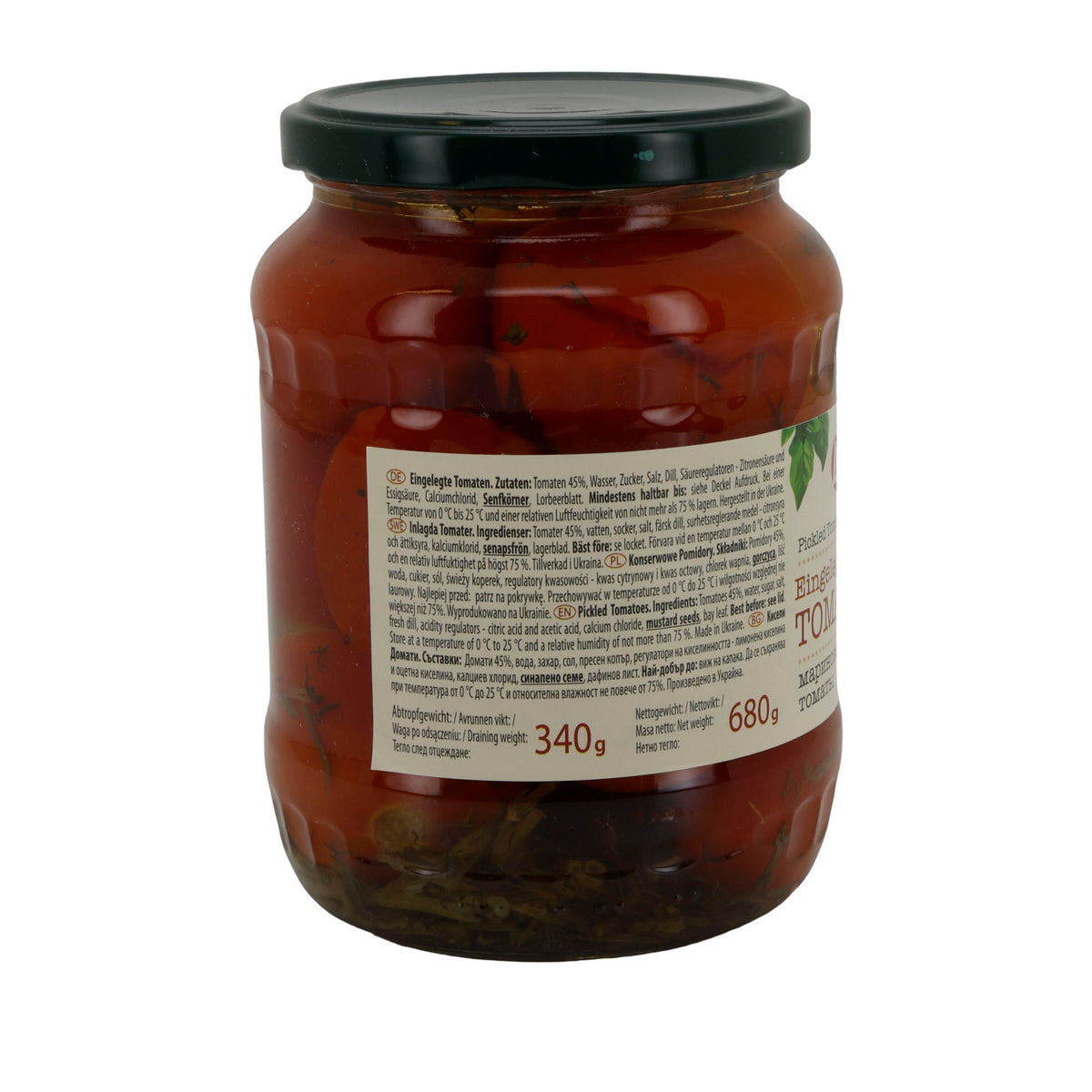 Leis | Eingelegte Tomaten | in Aufguss mit Dill & Gewürzen | 680 g LEIS