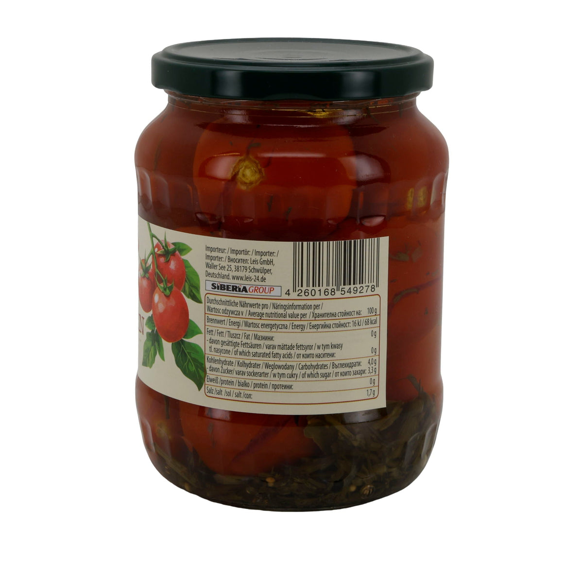 Leis | Eingelegte Tomaten | in Aufguss mit Dill & Gewürzen | 680 g LEIS