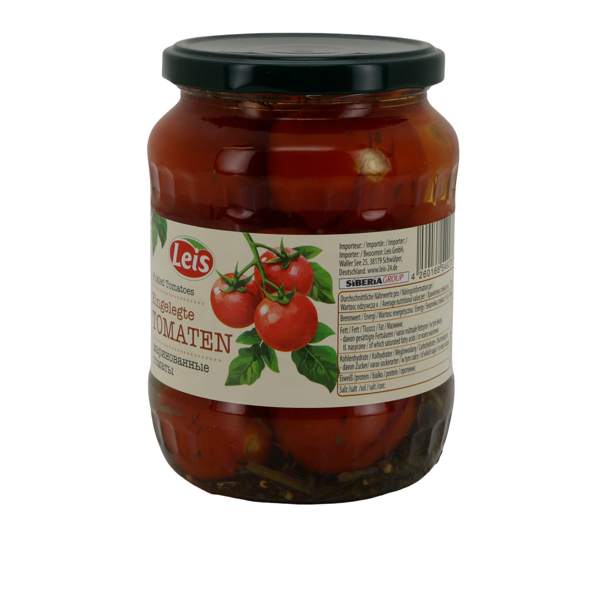 Leis | Eingelegte Tomaten | in Aufguss mit Dill & Gewürzen | 680 g LEIS