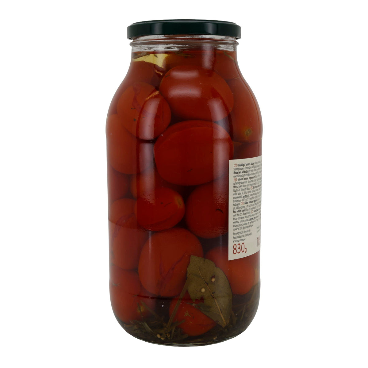 Leis | Eingelegte Tomaten | Würzig eingelegte ganze Tomaten im Glas | 1850 g LEIS