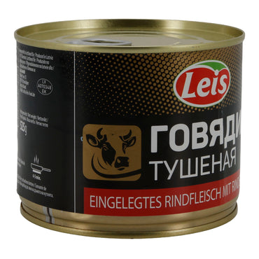 Leis Eingelegtes Rindfleisch mit Rinderherzen | 85 % Fleischanteil | 525 g LEIS