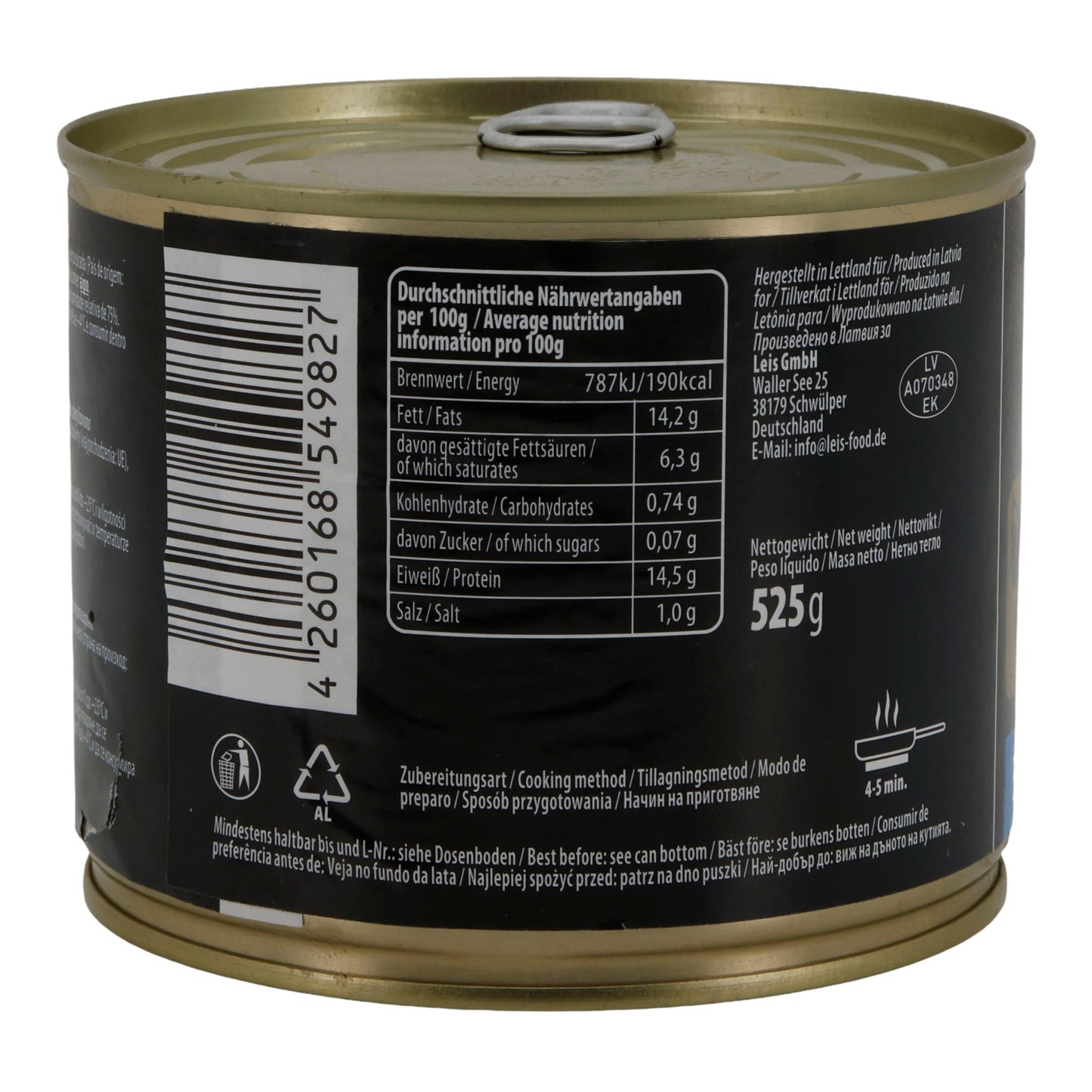 Leis Eingelegtes Schweinefleisch | 85 % Fleischanteil | 525 g