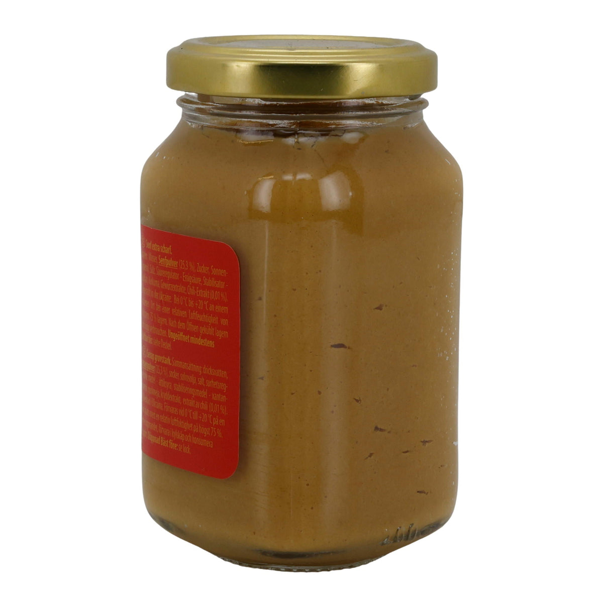 Leis | Senf extra scharf | Würzig-pikanter Tafelsenf im Glas | 210 g LEIS