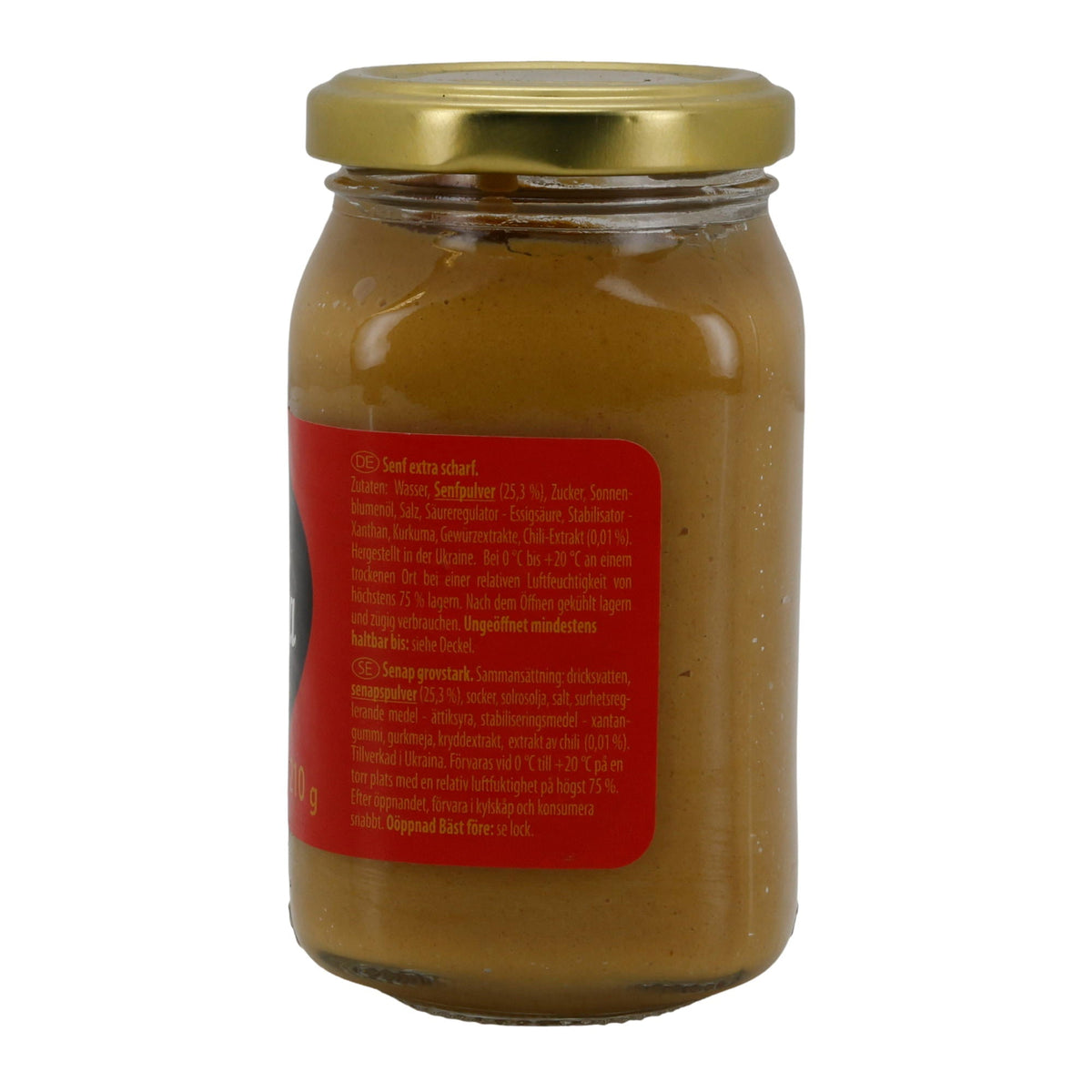 Leis | Senf extra scharf | Würzig-pikanter Tafelsenf im Glas | 210 g LEIS