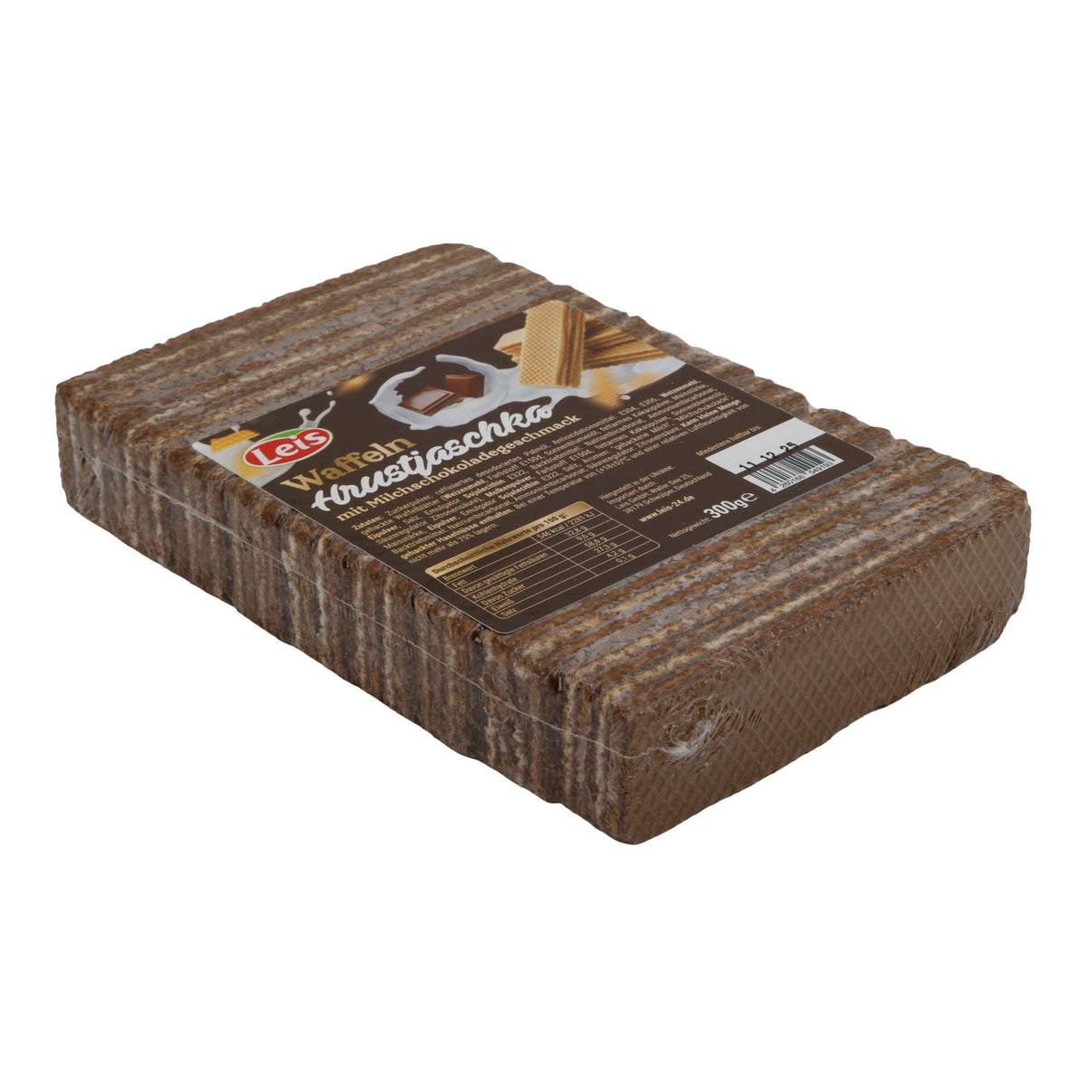 Leis | Waffeln Hrustjaschko | Mit Milchschokoladengeschmack | 300 g LEIS