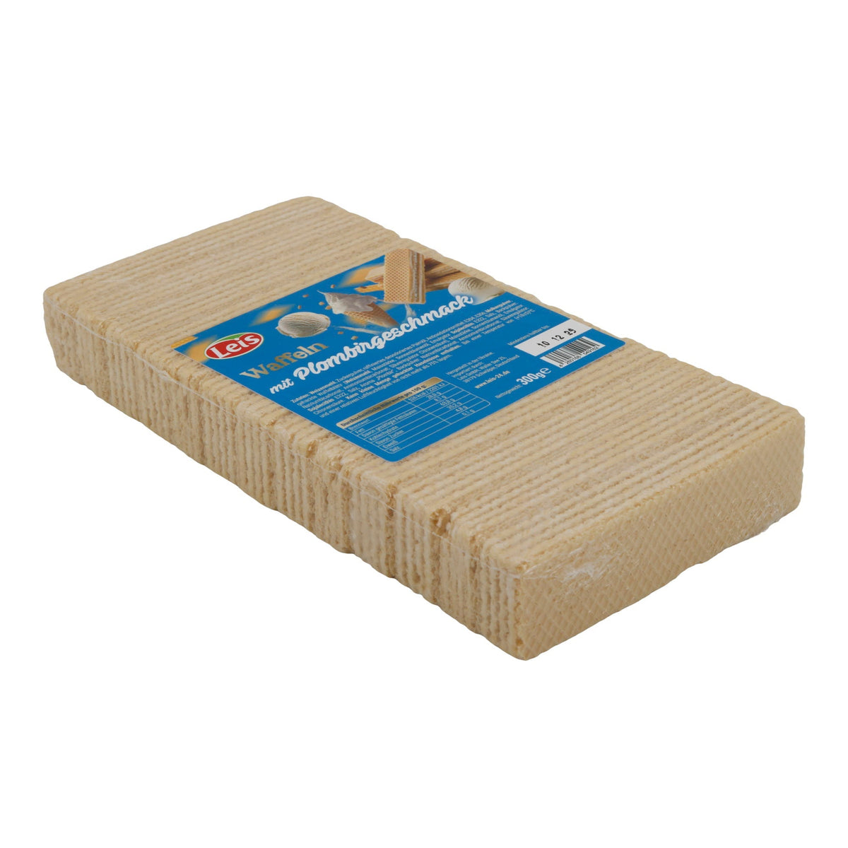 Leis Waffeln | mit Plombirgeschmack | knusprige Waffelschichten mit Cremefüllung | 300 g LEIS