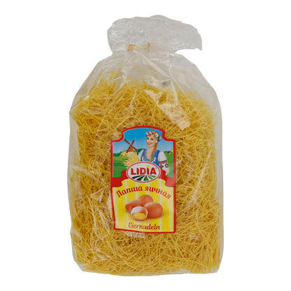 Lidia Eiernudeln | Fadennudeln aus Hartweizengrieß mit Ei | 500 g - Taste Your World