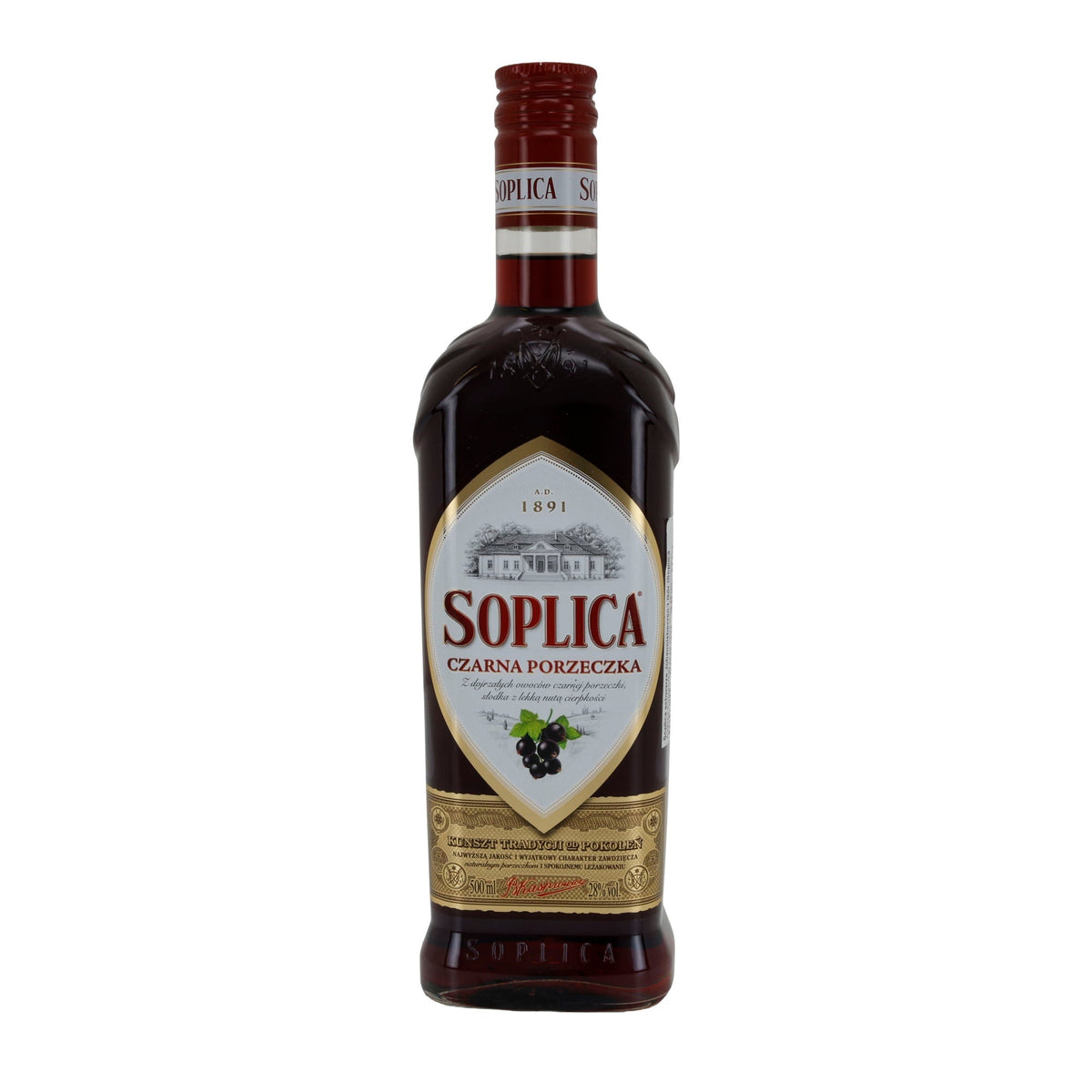 Likör | Soplica Czarna Porzeczka | Schwarze Johannisbeere | 500 ml | 28 % Vol.