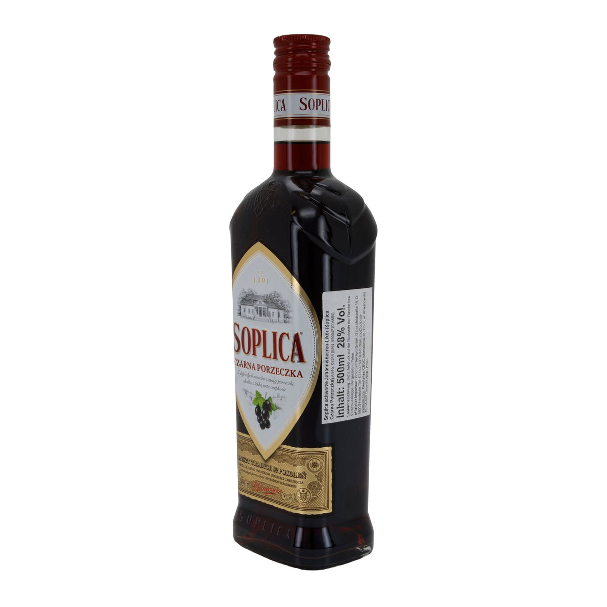 Likör | Soplica Czarna Porzeczka | Schwarze Johannisbeere | 500 ml | 28 % Vol. PL