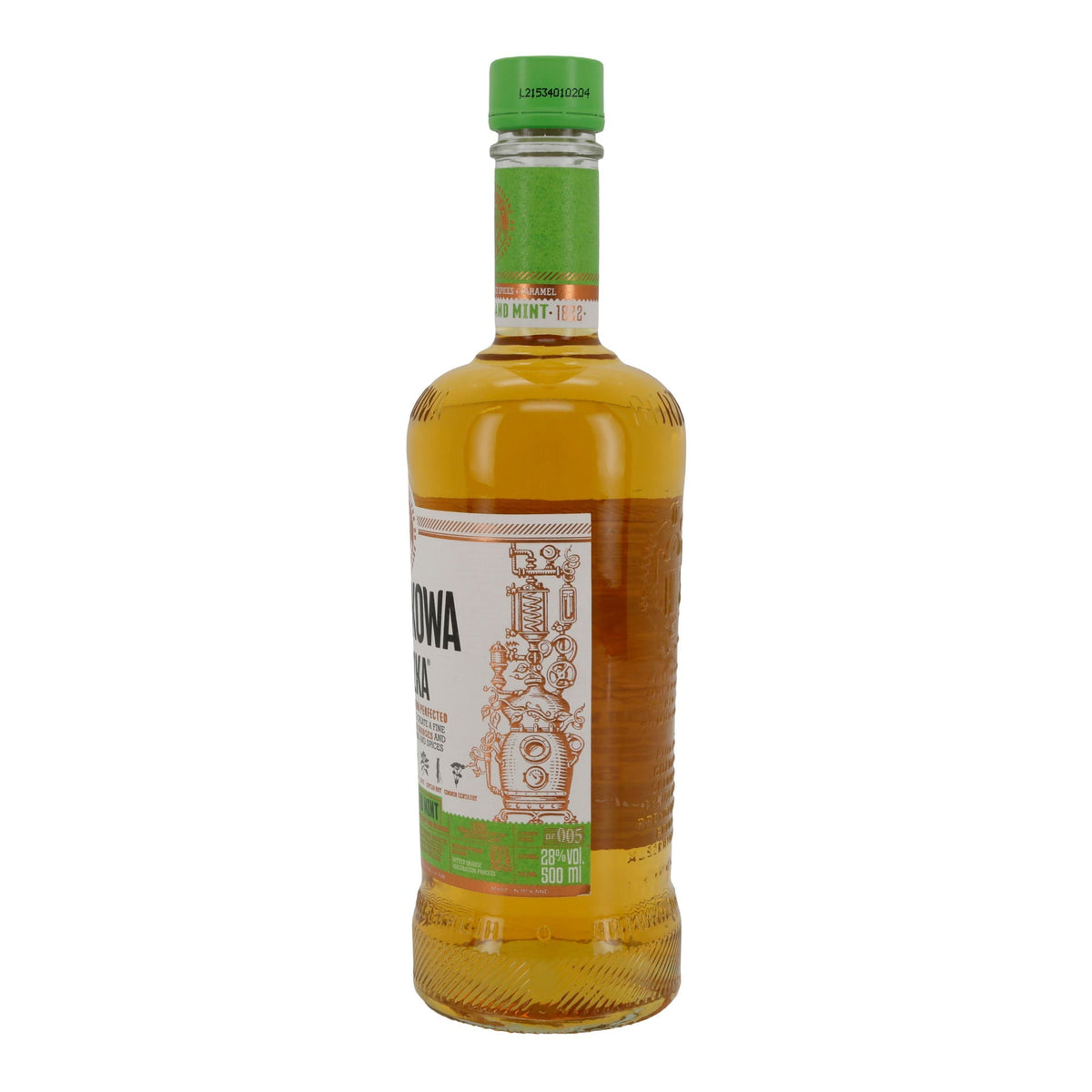 Likör | Żołądkowa Gorzka Lime & Mint | 500 ml | 28 % Vol. | Kräuterlikör mit Limette & Minze PL