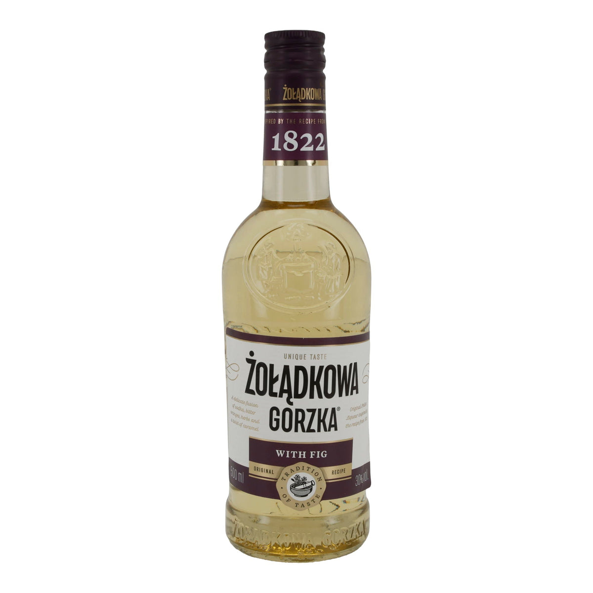 Likör Żołądkowa Gorzka | With Fig | Feigenlikör | 30 % vol | 500 ml