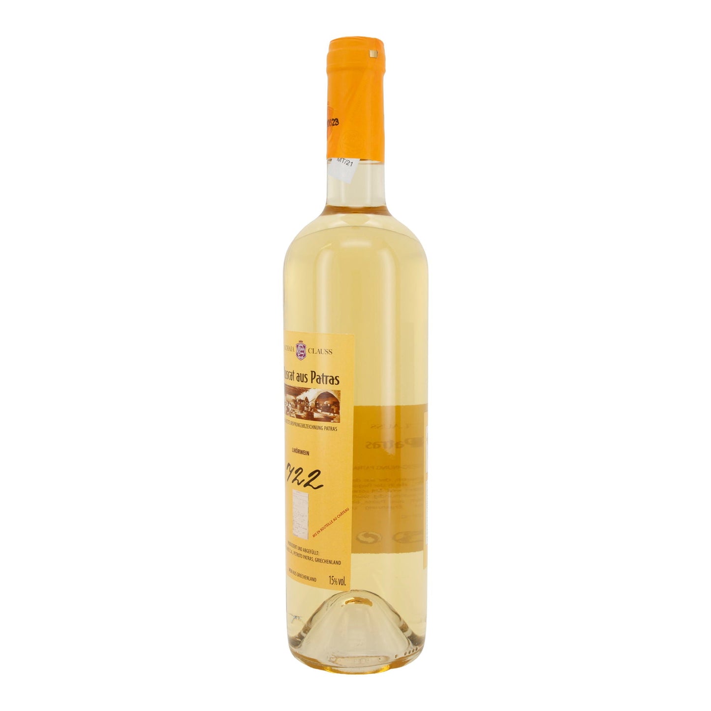Likörwein Muscat aus Patras | Achaia Clauss | geschützte Ursprungsbezeichnung | 15 % vol. | 750 ml