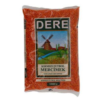 Linsen Dere Rode Linzen | Peulvruchten | Mild-aromatisch voor Soepen & Curry's | 1000 g