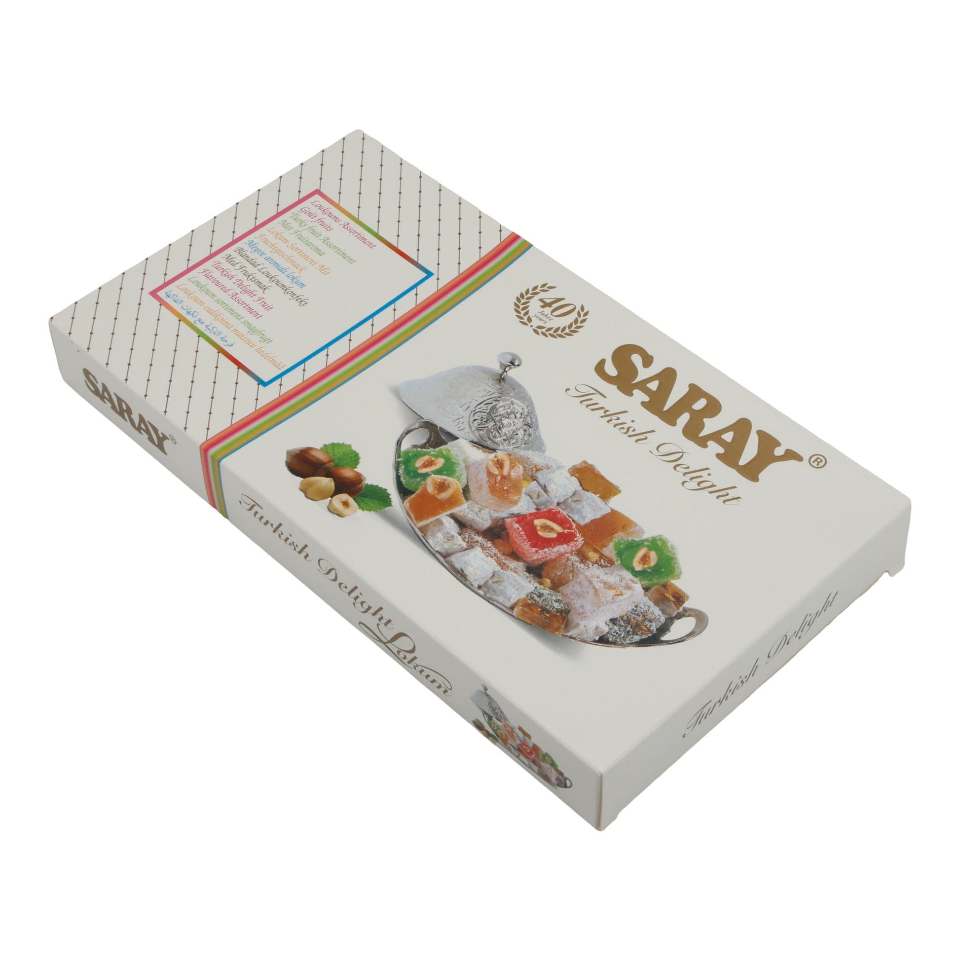 Lokum Turkish Delight Saray | Süßigkeit | mit allerlei Geschmäckern | 400 g - Taste Your World