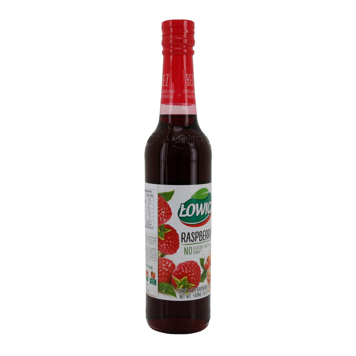 Łowicz | Himbeersirup | ohne Glukose-Fruktose-Sirup | 400 ml