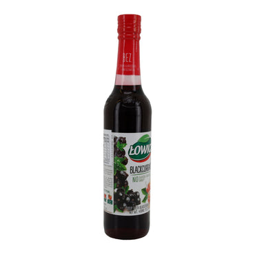 Łowicz | Schwarzer Johannisbeer - Sirup | Ohne Glukose - Fruktose - Sirup | 400 ml - Taste Your World