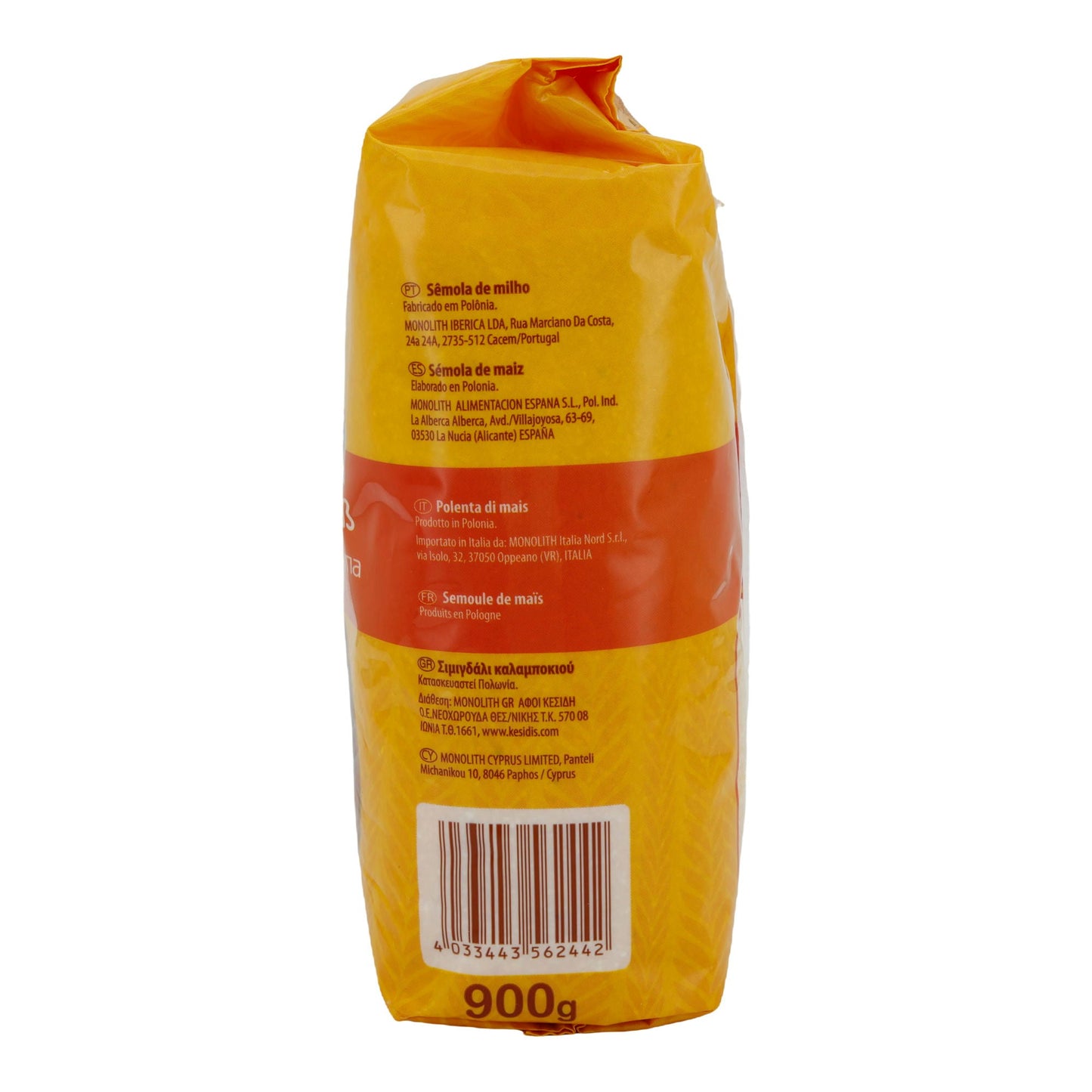 Semola di mais Premium | Scelta perfetta | Per piatti vari e gustosi | 900 g