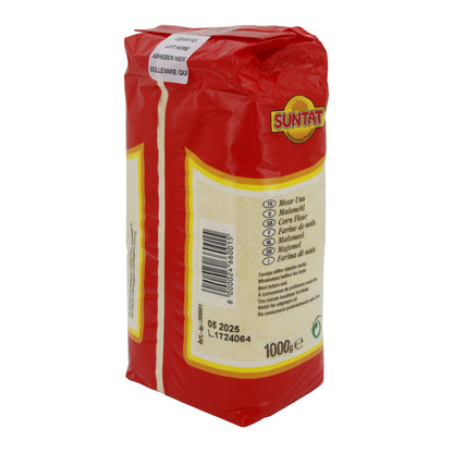 Maismeel Suntat | Glutenvrij | Voor recepten & bakken | 1 kg
