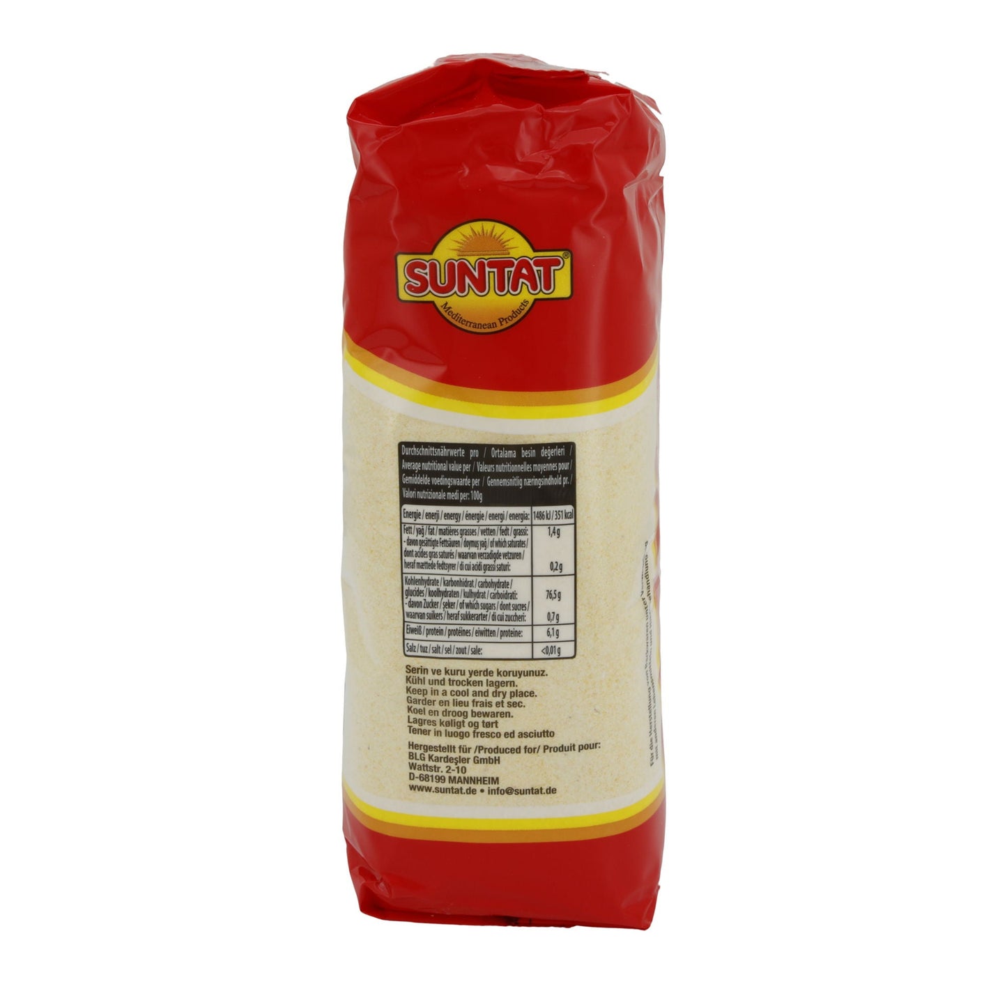 Maismeel Suntat | Glutenvrij | Voor recepten & bakken | 1 kg