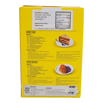 Maïszetmeel Maizena | Glutenvrije allesdoelzetmeel voor keuken en bakkerij | 400 g