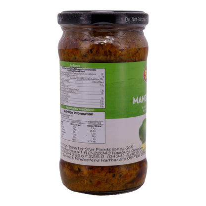Mango Pickle Shan | Pittig | Ingelegde mango voor authentieke Indiase gerechten | 300 g