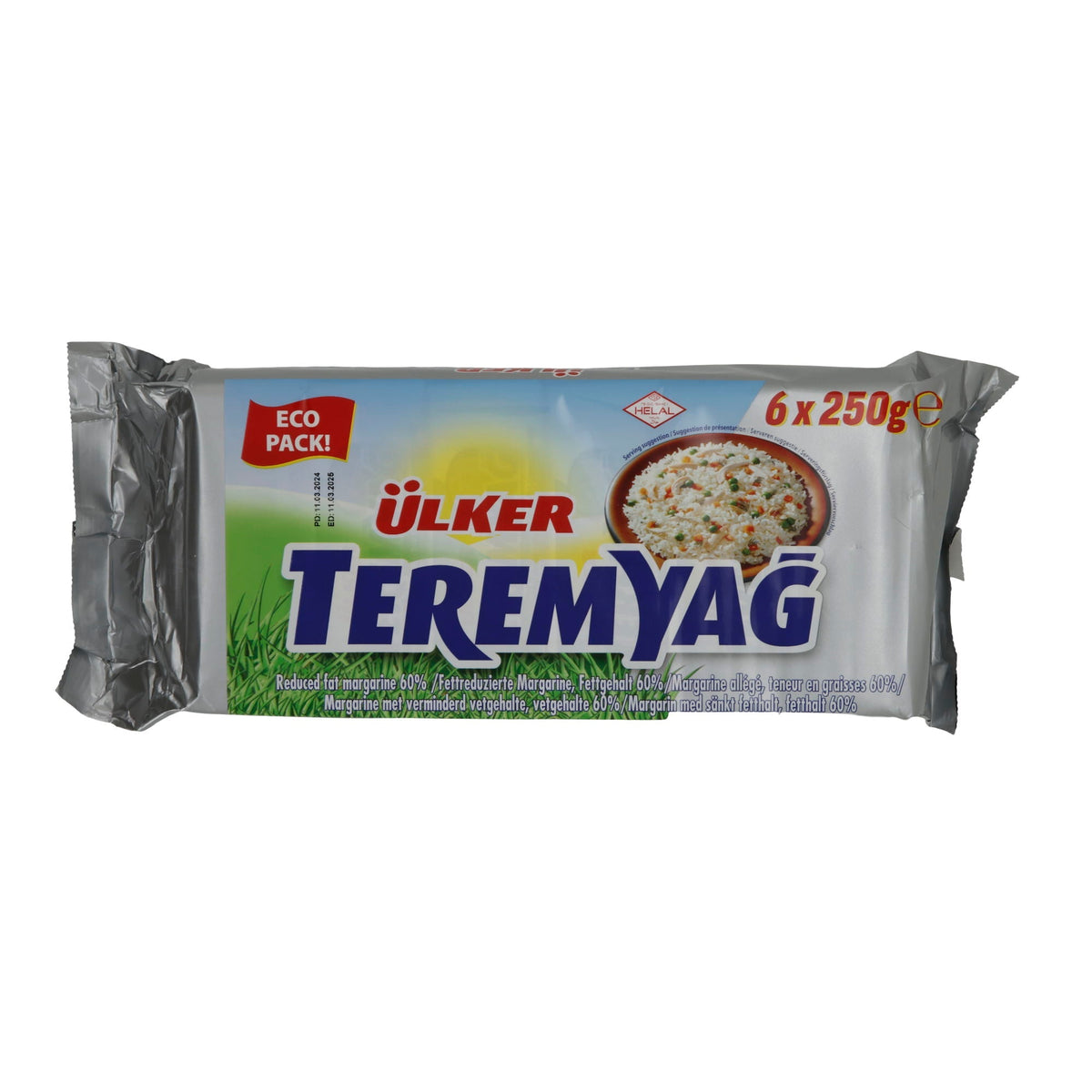 Margarine Ülker Teremyag | fettreduziert | mit pflanzlichen Fetten | 5 kg UELKER