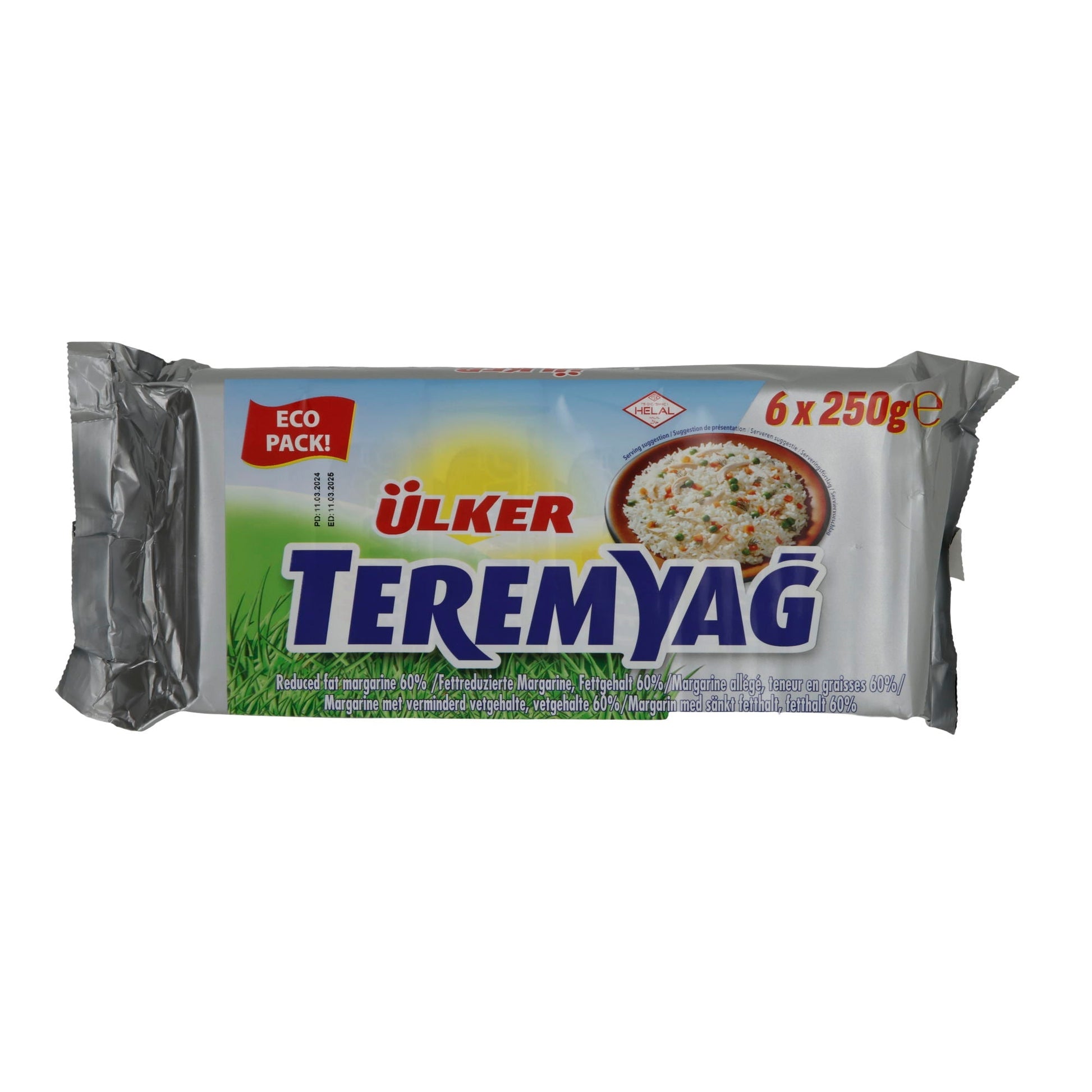 Margarine Ülker Teremyag | fettreduziert | mit pflanzlichen Fetten | 5 kg UELKER