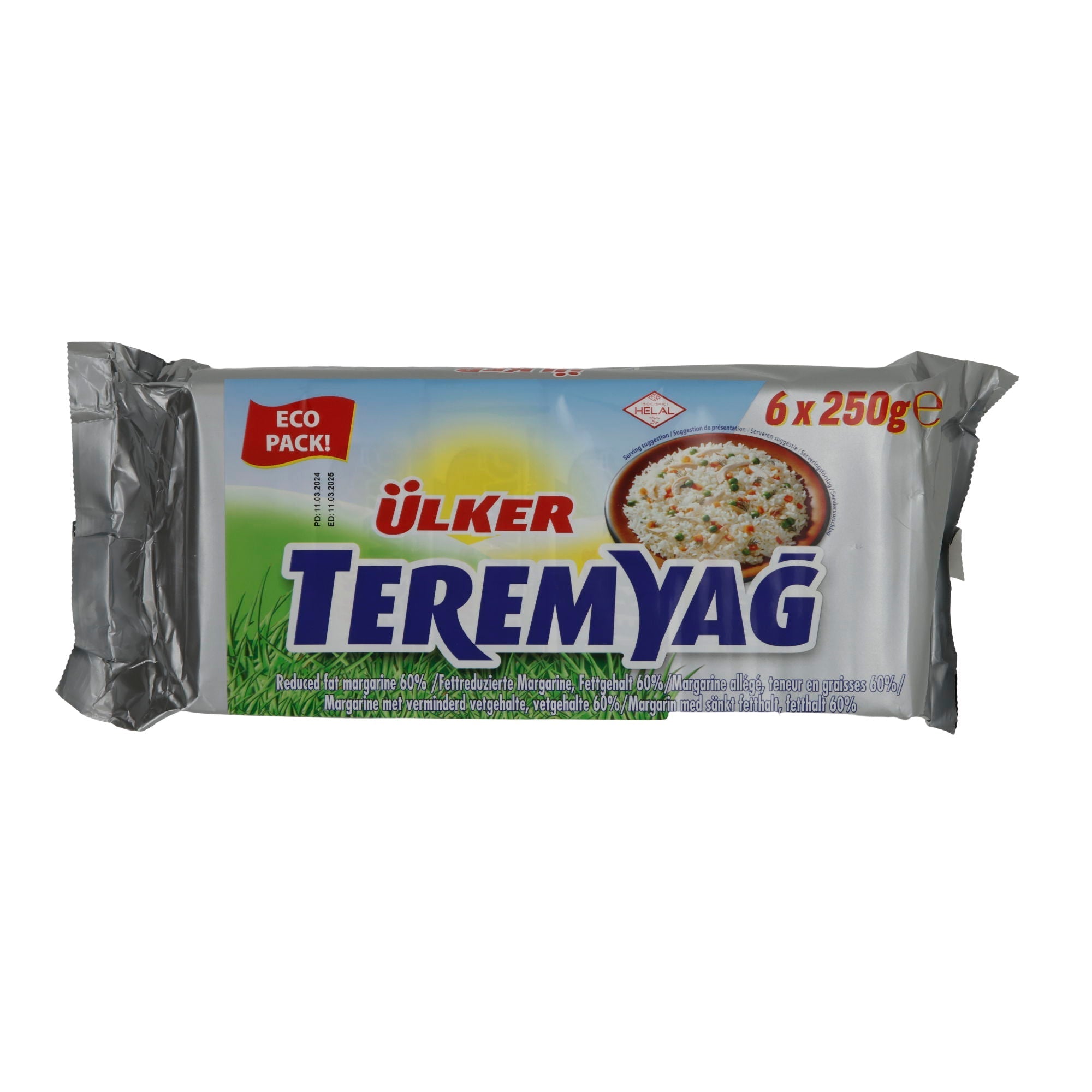 Margarine Ülker Teremyag | fettreduziert | mit pflanzlichen Fetten | 5 kg UELKER