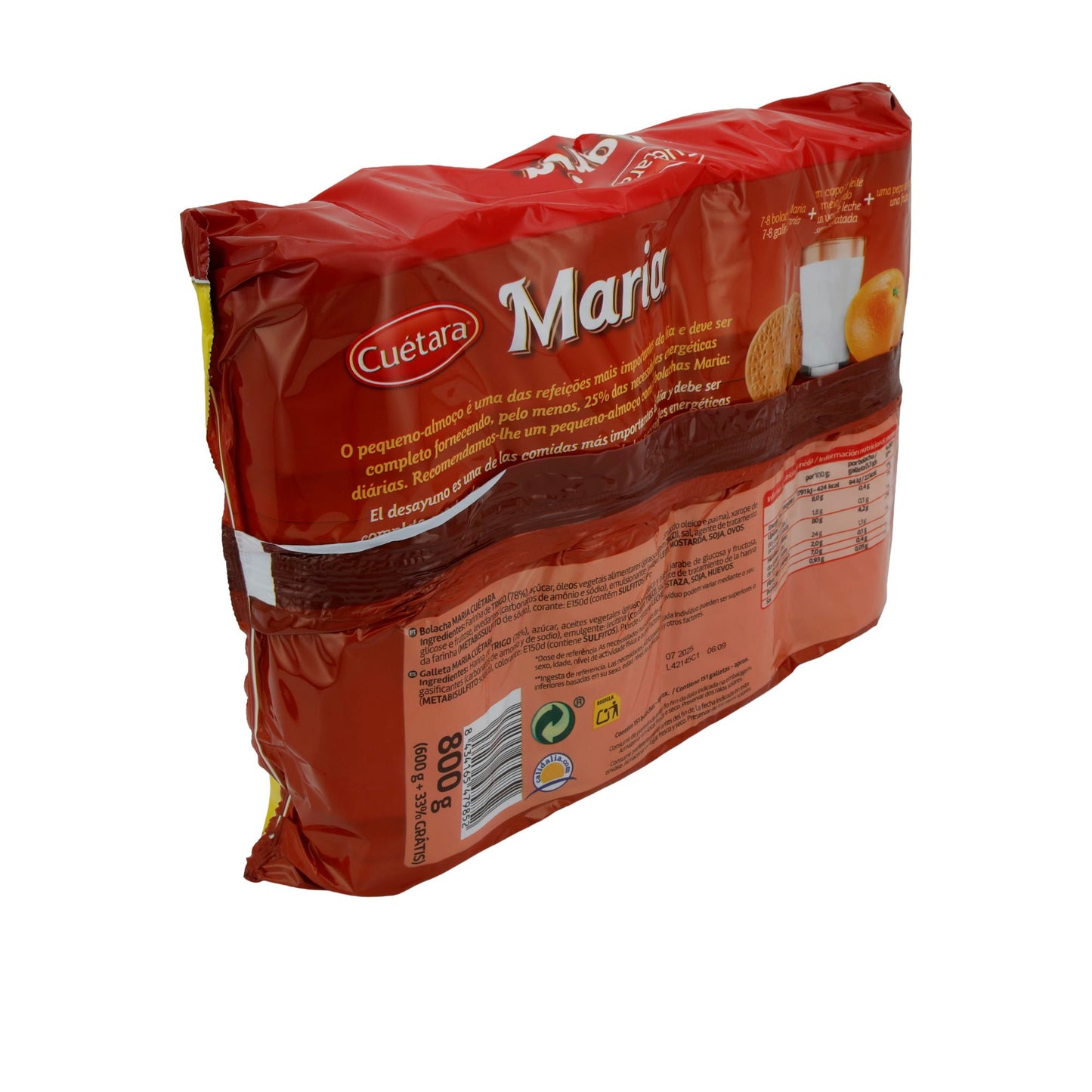 Maria Kekse Cuétara | Biscuits au beurre | Classique espagnol | 800 g