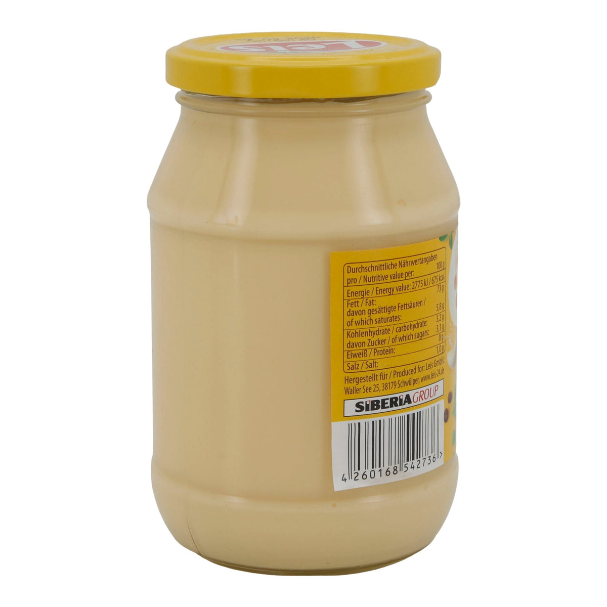 Mayonnaise | Leis Zolotoy | Provanzal Art | 440 ml | 73 % Rapsöl | laktosefrei LEIS