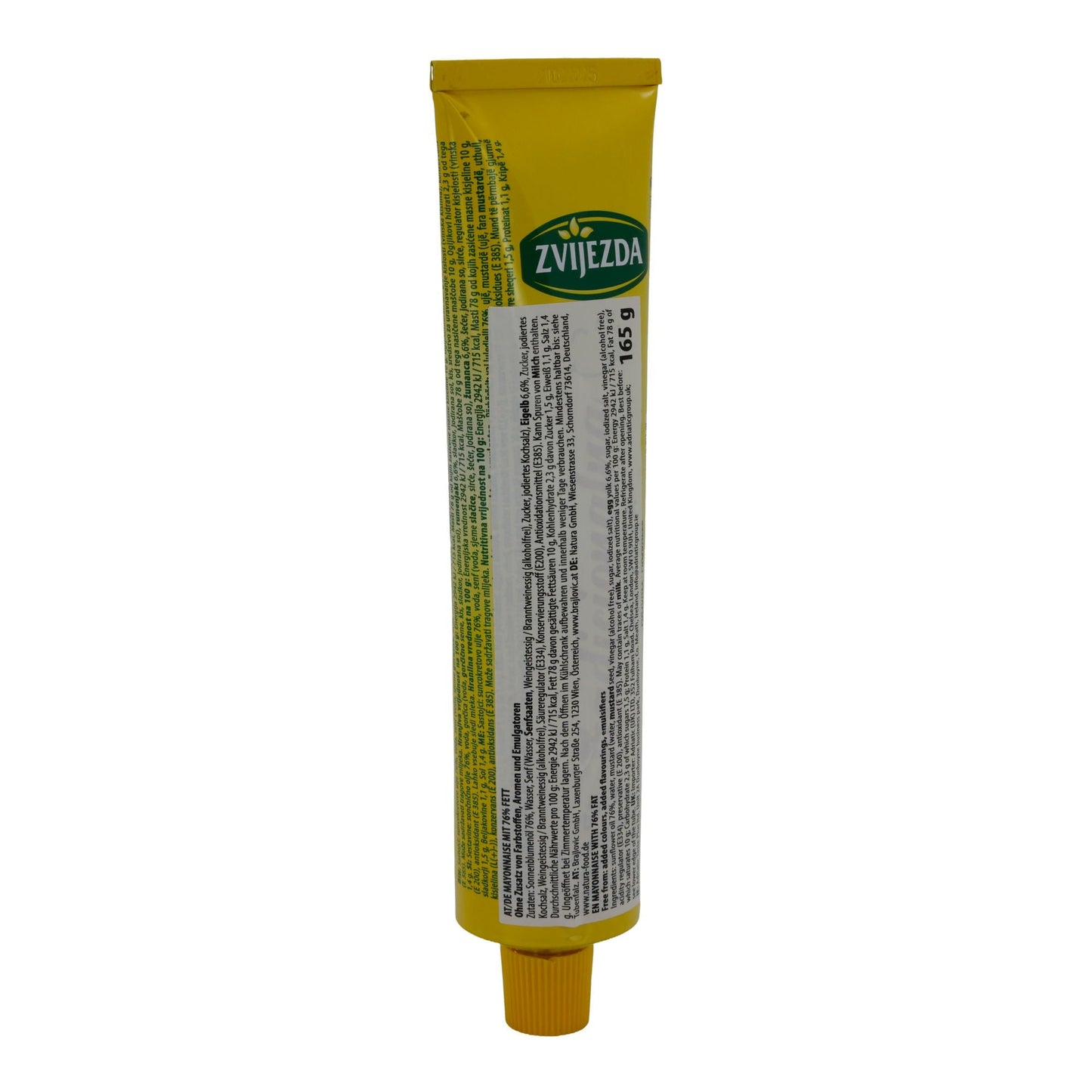Mayonnaise Zwijezda | Traditionelle | Cremig, vielseitig verwendbar | 165g Tube ZVIEJEZDA