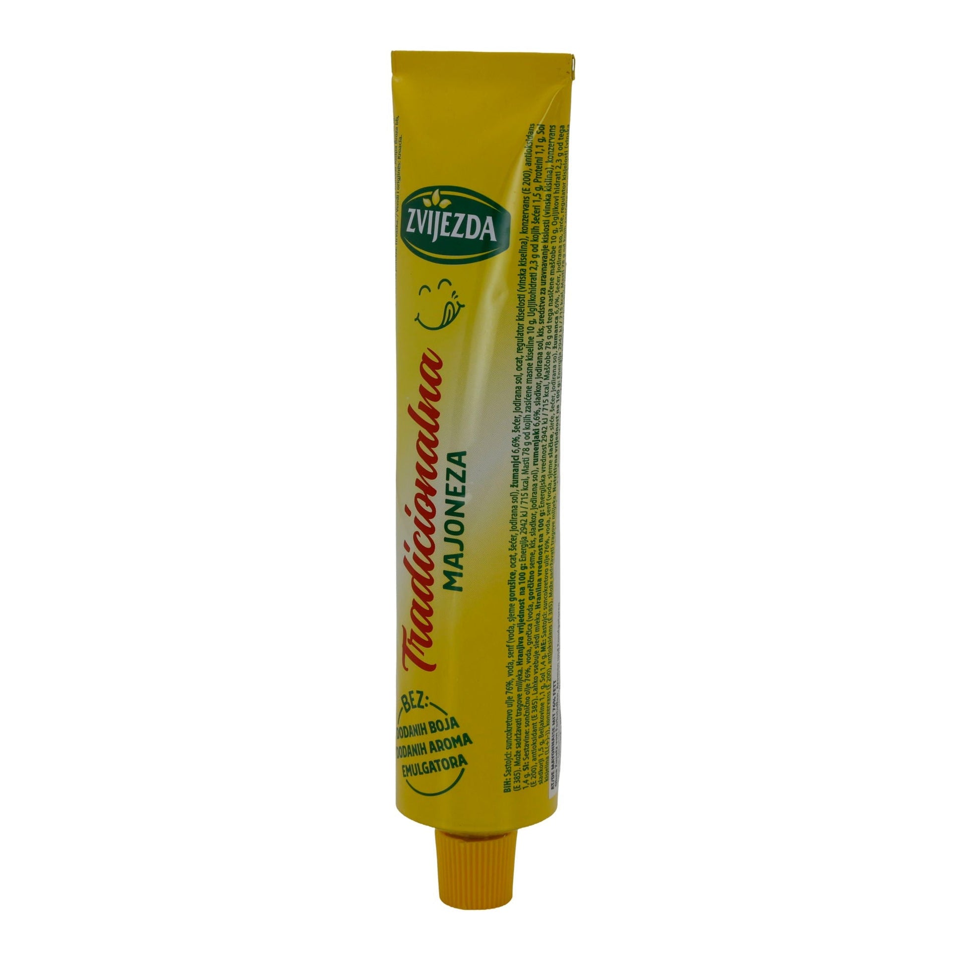 Mayonnaise Zwijezda | Traditionelle | Cremig, vielseitig verwendbar | 165g Tube ZVIEJEZDA