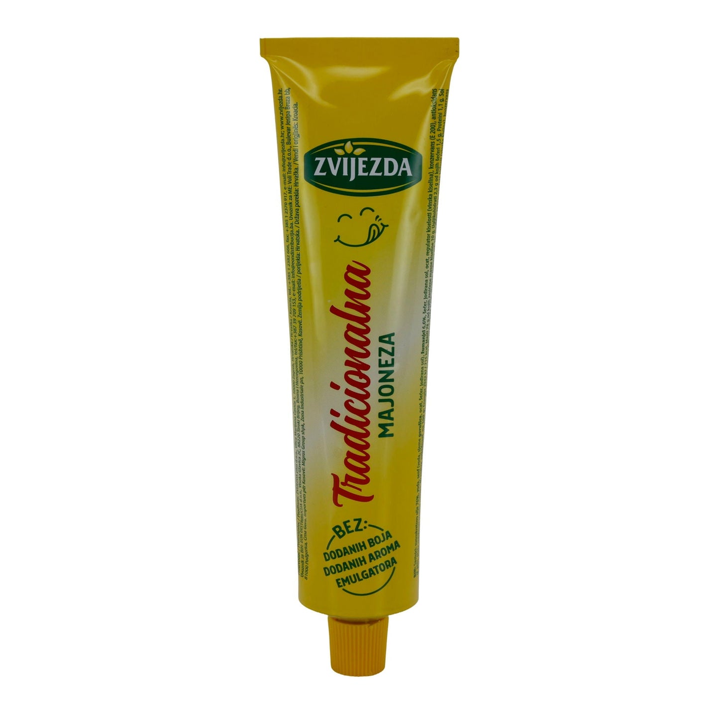 Mayonnaise Zwijezda | Traditionelle | Cremig, vielseitig verwendbar | 165g Tube ZVIEJEZDA