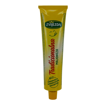 Mayonnaise Zwijezda | Traditionelle | Cremig, vielseitig verwendbar | 165g Tube ZVIEJEZDA