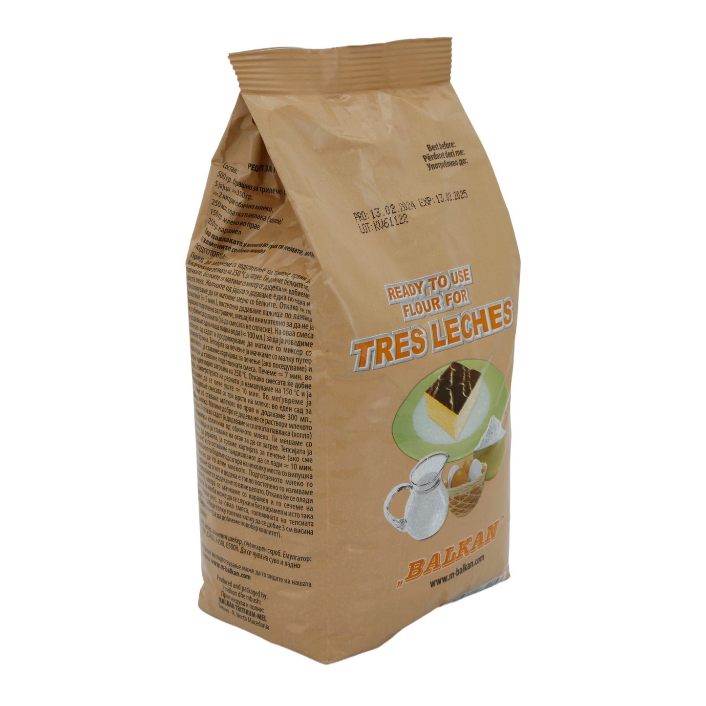 Mehlmischung Tres Leches | Vorgefertigt | Für traditionelle Desserts | 1 kg M BALKAN