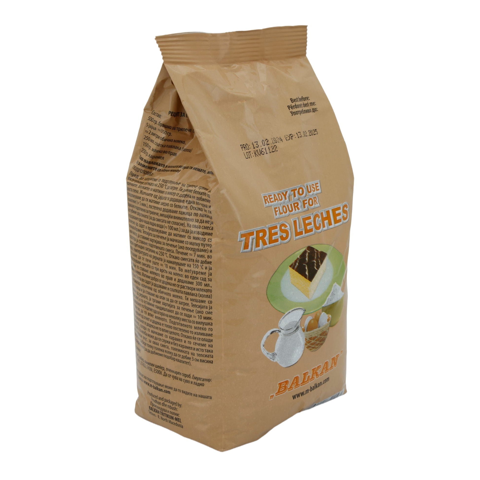 Mehlmischung Tres Leches | Vorgefertigt | Für traditionelle Desserts | 1 kg M BALKAN