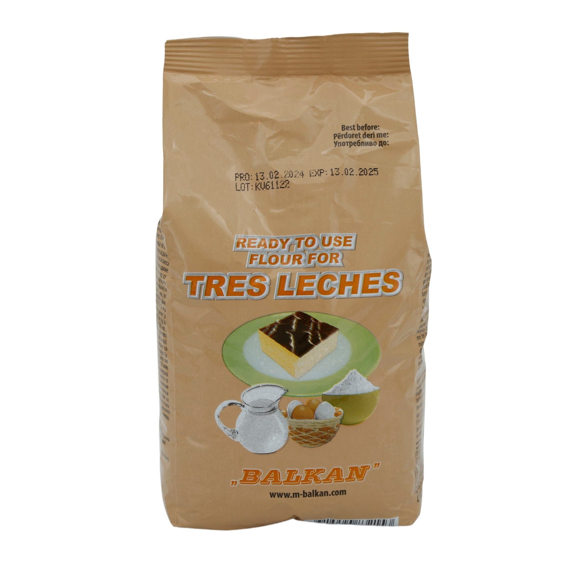 Mehlmischung Tres Leches | Vorgefertigt | Für traditionelle Desserts | 1 kg M BALKAN