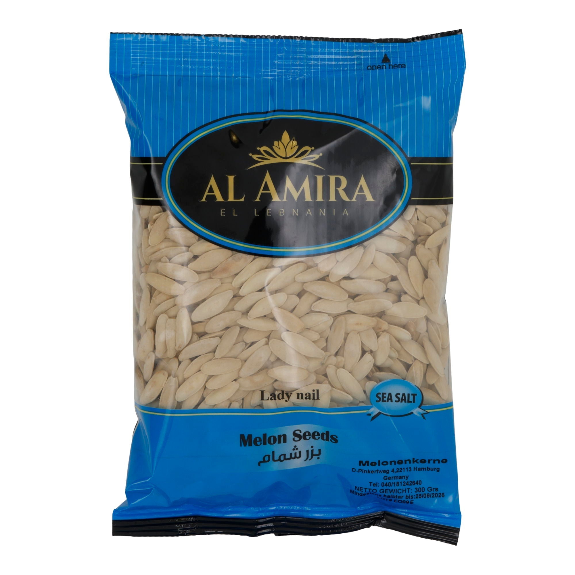 Melonenkerne Al Amira | Samen | Geröstet mit Meersalz | 300 g - Taste Your World