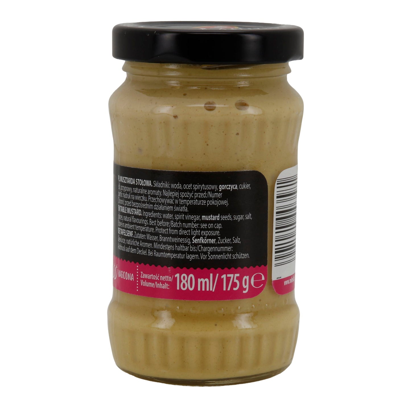 Milde Tafelsenf Roleski Musztarda Stołowa | Senf | mild | 175 g Glas (180 ml)